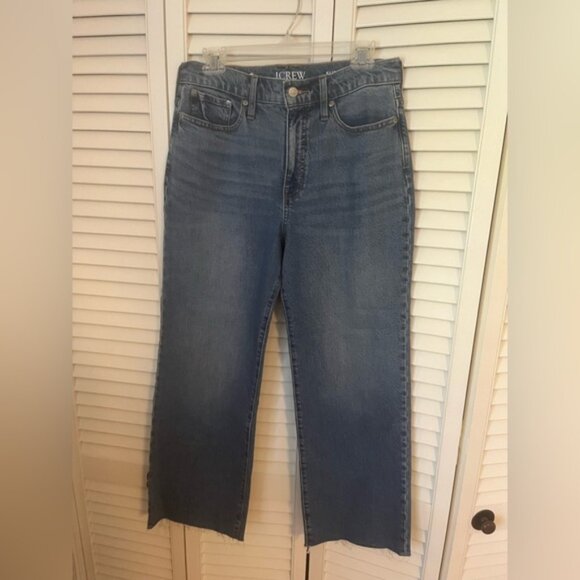 JCrew slim wide leg ankle jeans in 28 - Picture 1 of 4